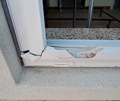 Vinyl Window after Repair